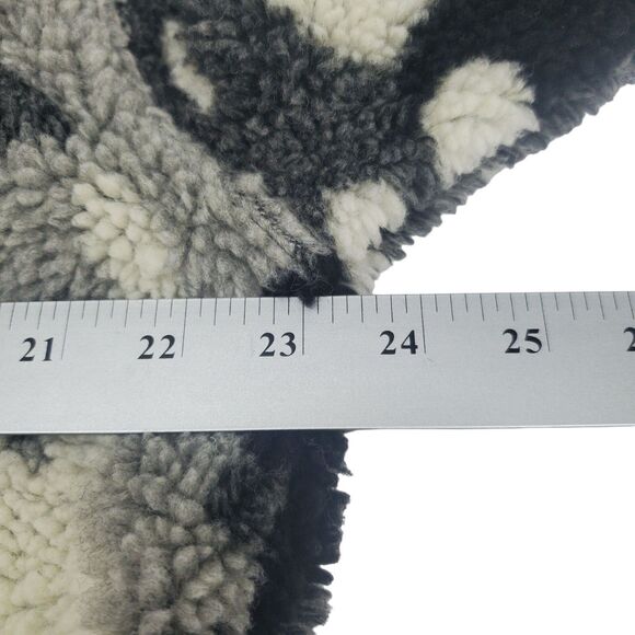 Dylan Fleece Jacket Hooded Mens XL Black Gray Camouflage Pullover Side Zips - Picture 8 of 10